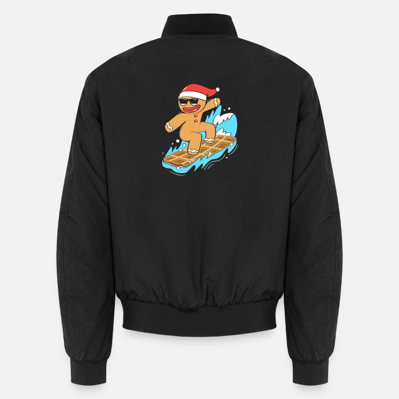 Lebkuchenmann Weihnachten Lebkuchen Unisex Bomberjacke