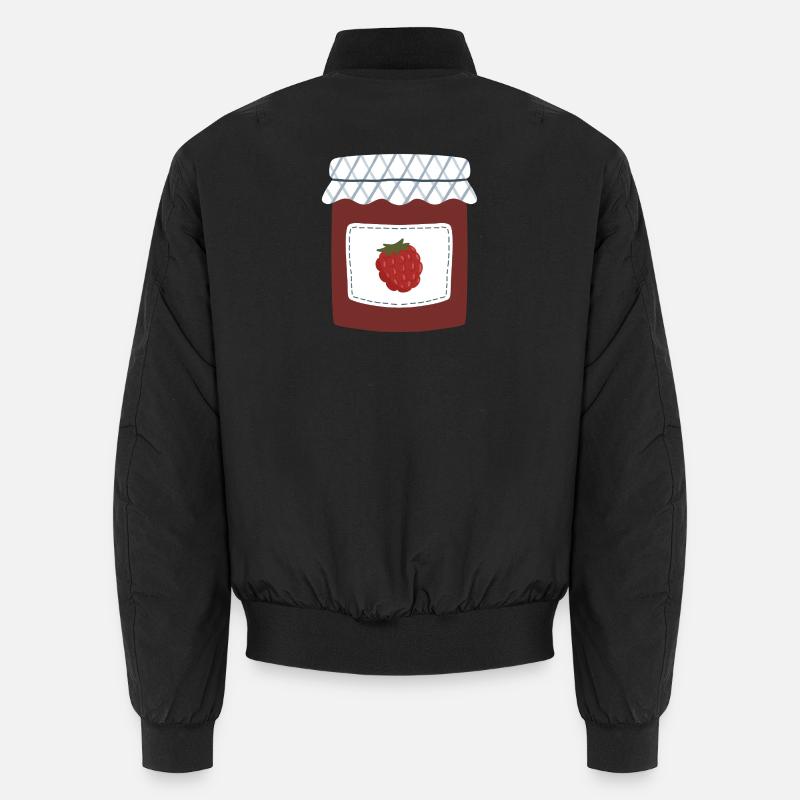 Berry Jam Jar Illustration Unisex Bomber Jacket