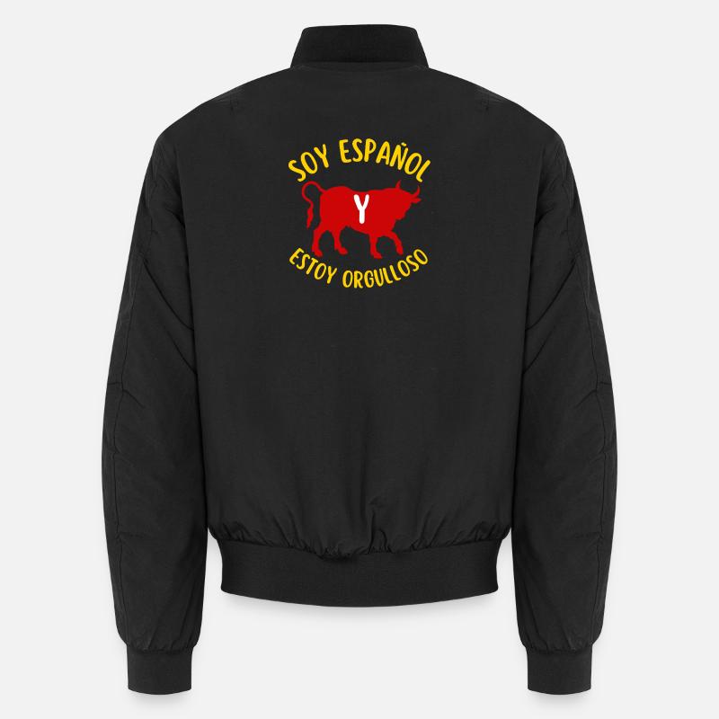 Spanisch und stolz darauf - Unisex Bomberjacke - Schwarz