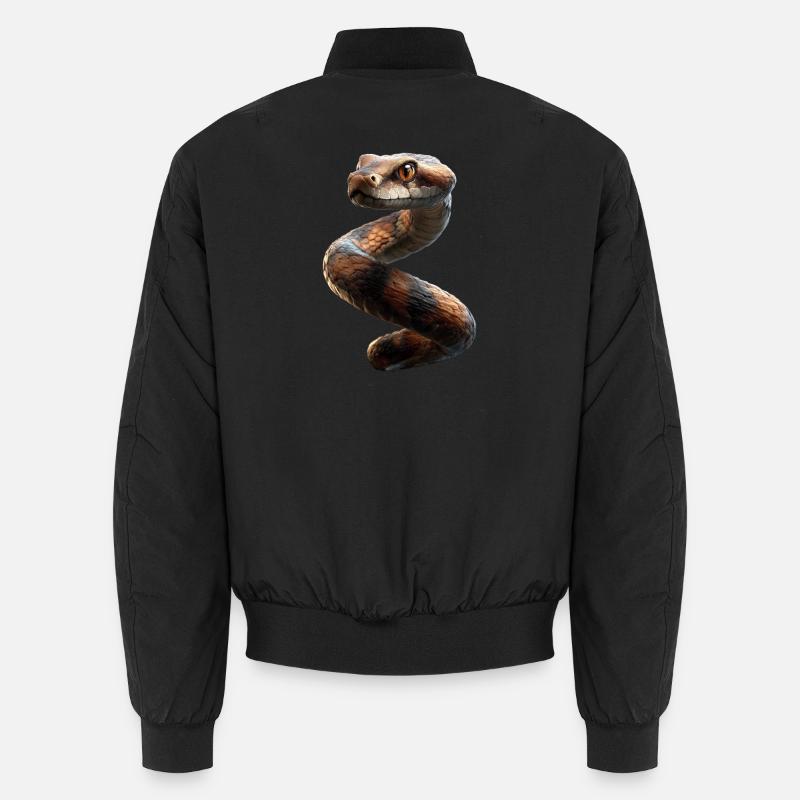 snake, python, cobra, rattlesnake, snakes Unisex Bomber Jacket