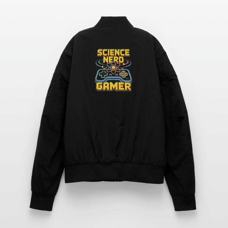 Science Nerd Gamer Atom Controller Wissenschaft Bomber unisexe