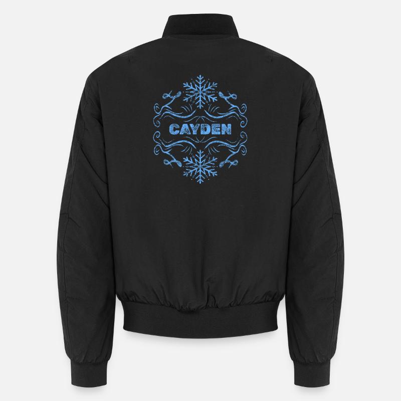 Cayden - Unisex Bomber Jacket - black