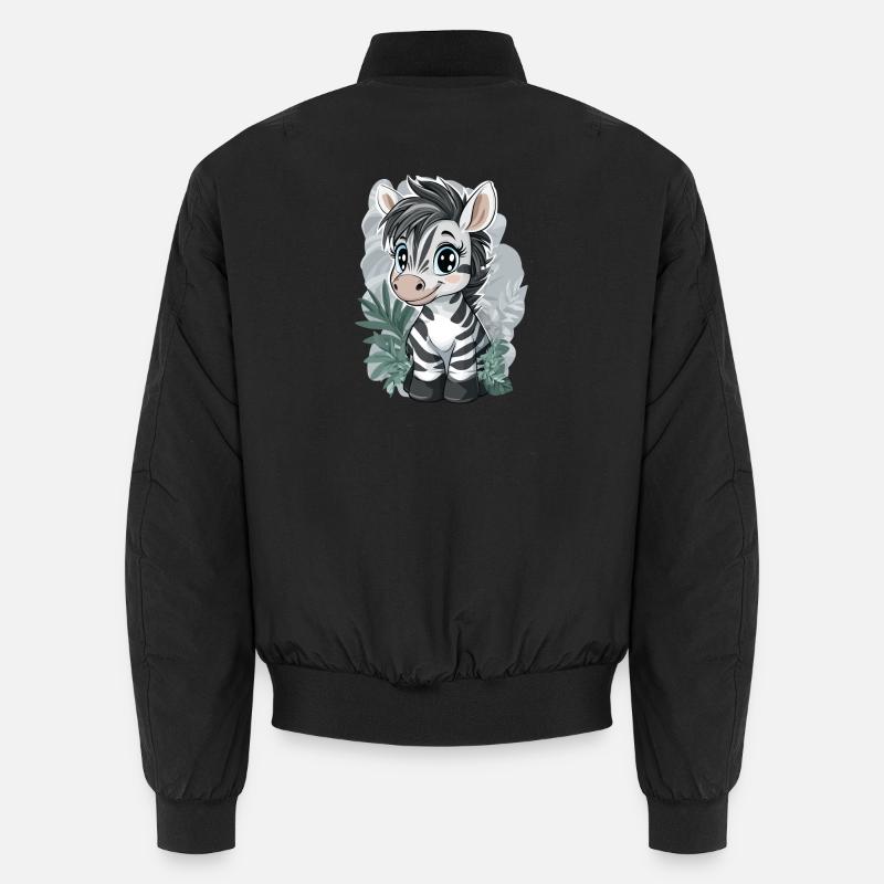 Zèbre Bomber unisexe