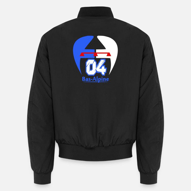 Logo Bas-Alpine 04 - Bomber unisexe - noir