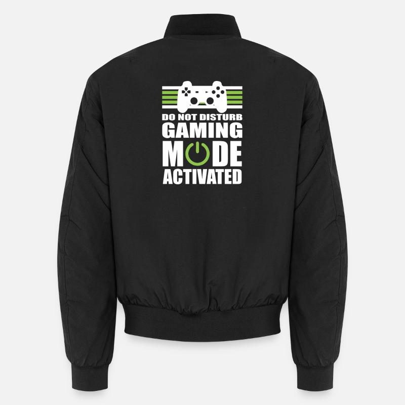Gaming Mode Do Not Disturb Unisex Bomber Jacket