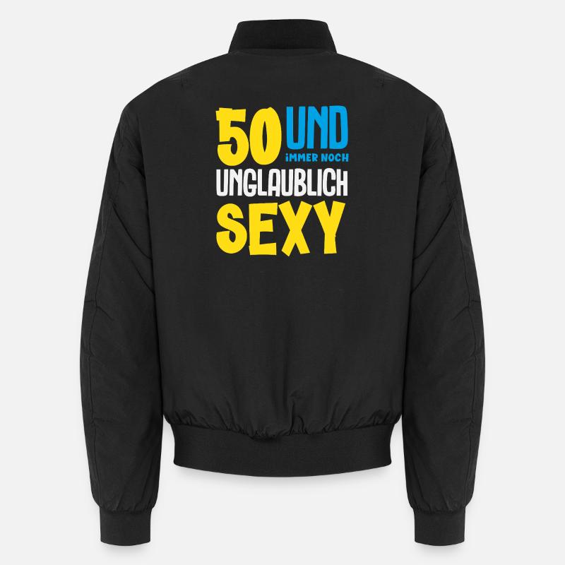 Lustiges 50. Geburtstag Geburtstagsshirt Geschenk Unisex Bomberjacke