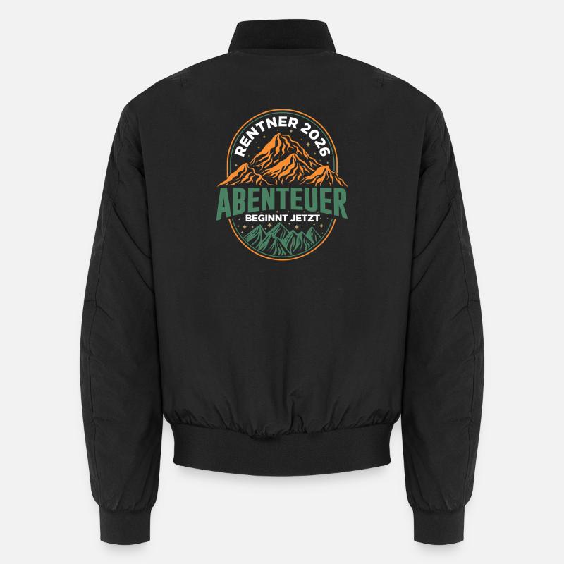 Rentner 2026 Abenteuer beginnt jetzt Geschenk  Unisex Bomberjacke