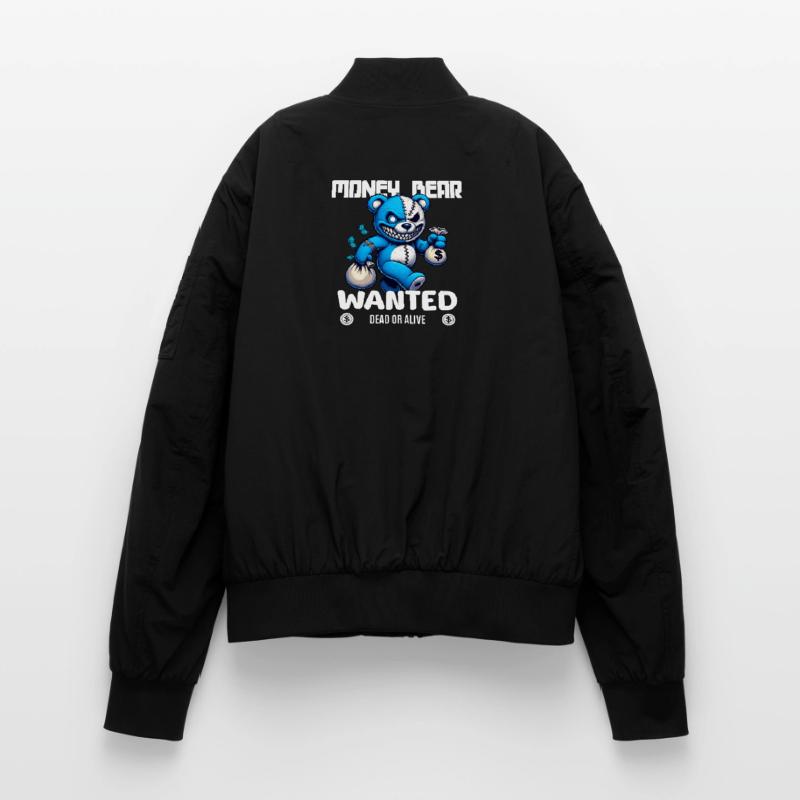 Gesucht wird böser Bär tot oder lebendig Unisex Bomberjacke