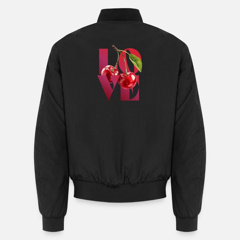 cerisier fleur amour illustration Bomber unisexe