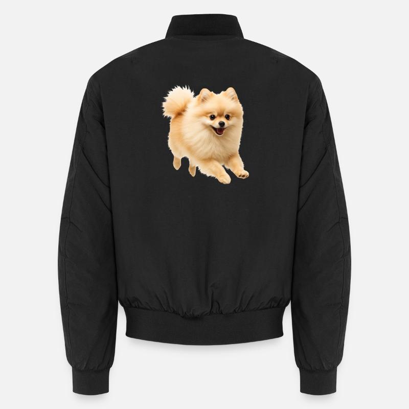 Zwergspitz Unisex Bomberjacke