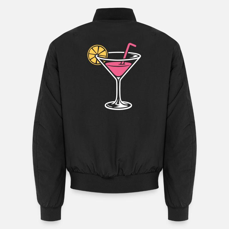 Cocktail Alcohol Mixed drink Long drinks Unisex Bomber Jacket