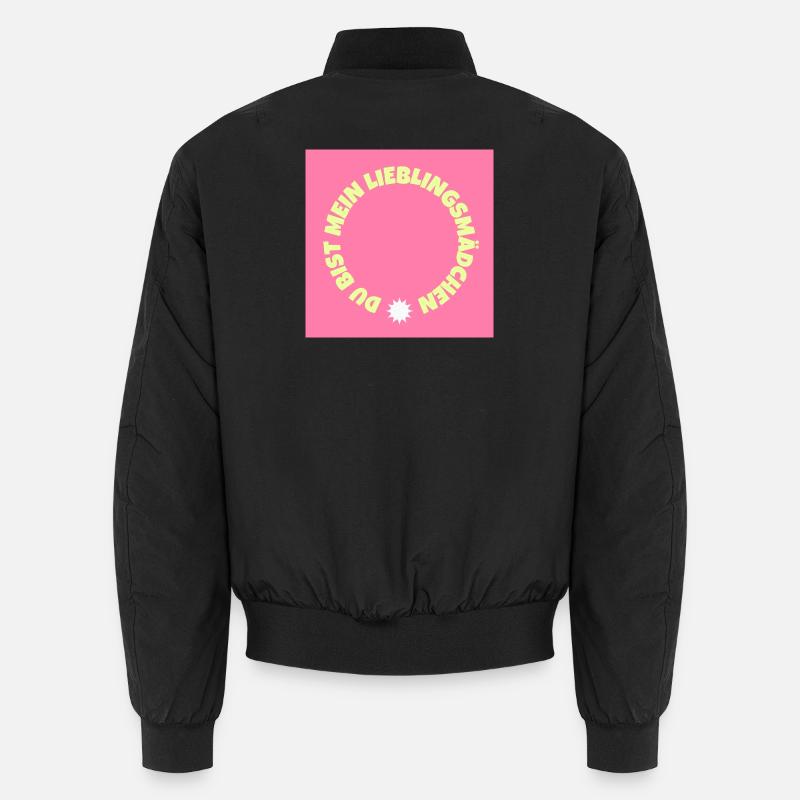 Du bist mein Lieblingsmädchen Unisex Bomberjacke