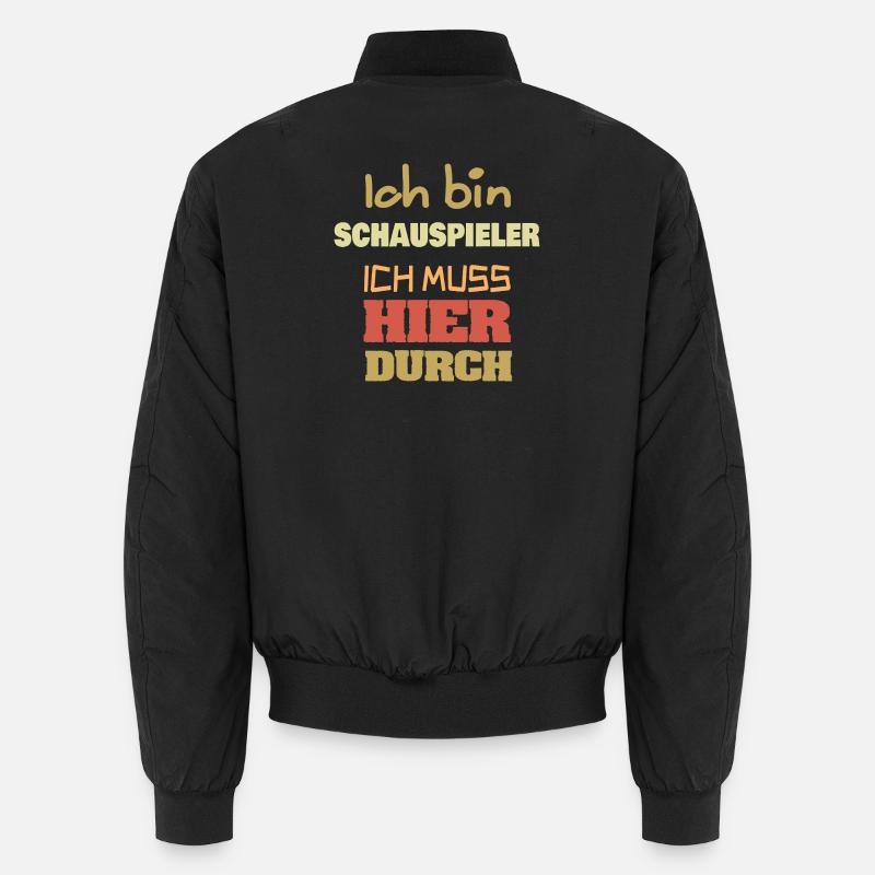 Beruf Schauspieler - Unisex Bomberjacke - Schwarz