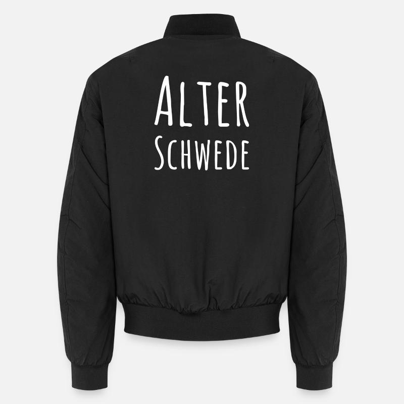 Alter Schwede Fun Design Unisex Bomberjacke