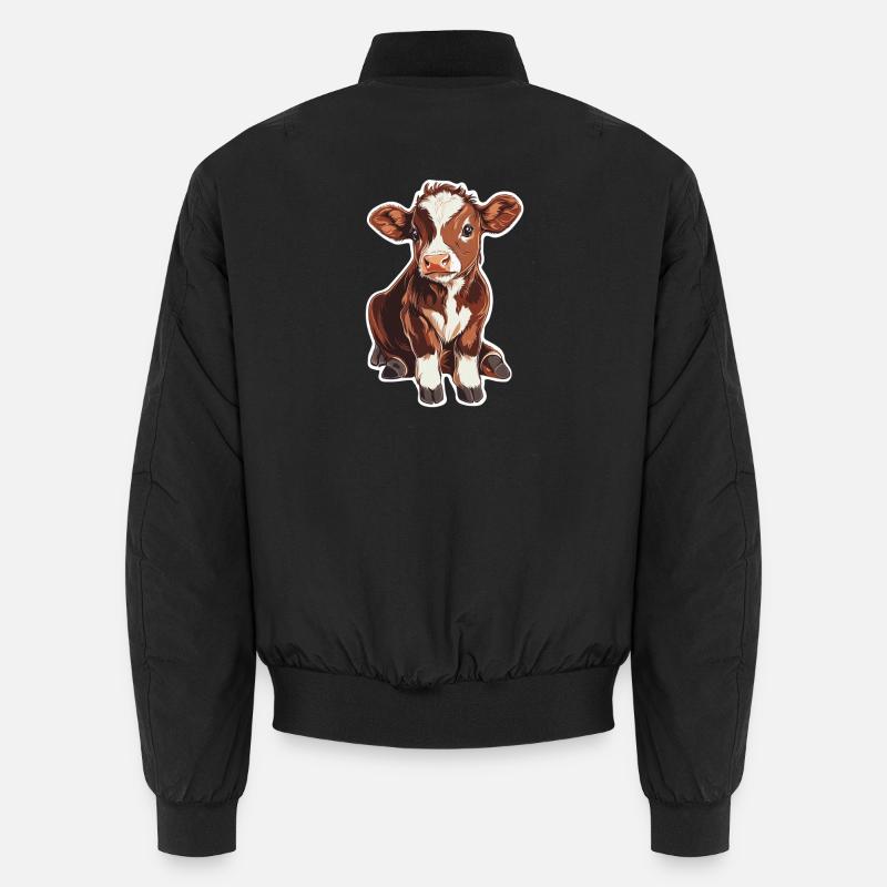 Vache - Bomber unisexe - noir