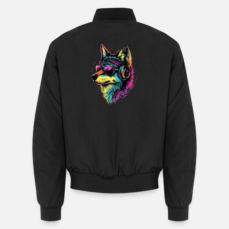 Wolf Love Wolves Wolf Pack Wolfhound Wild Wolf Bomber unisexe