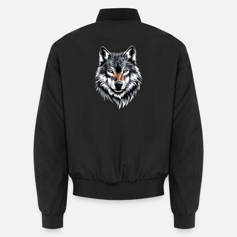Wolf Love Wolves Wolf Pack Wolfhound Wild Wolf Bomber unisexe