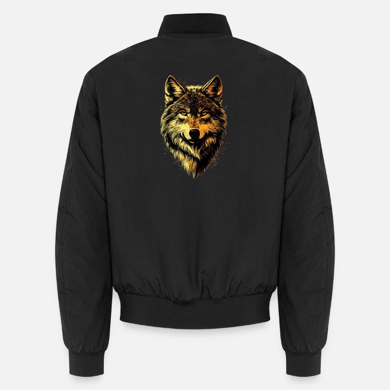 Wolf Love Wolves Wolf Pack Wolfhound Wild Wolf Bomber unisexe