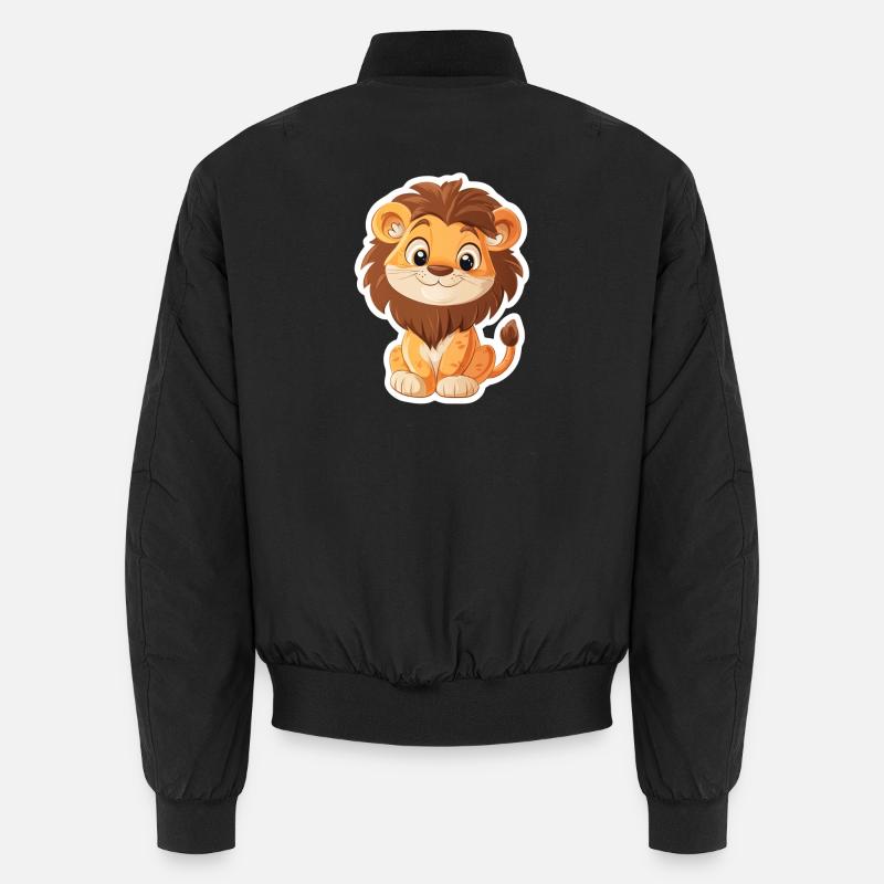 Löwe Unisex Bomberjacke