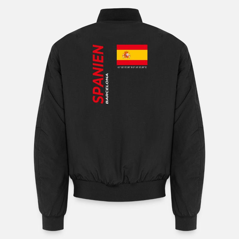 Barcelone - Bomber unisexe - noir