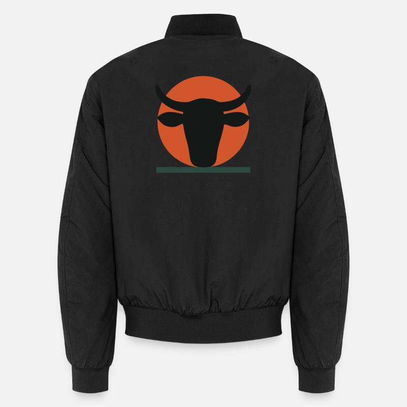 Astraler Stierkopf - Unisex Bomberjacke - Schwarz