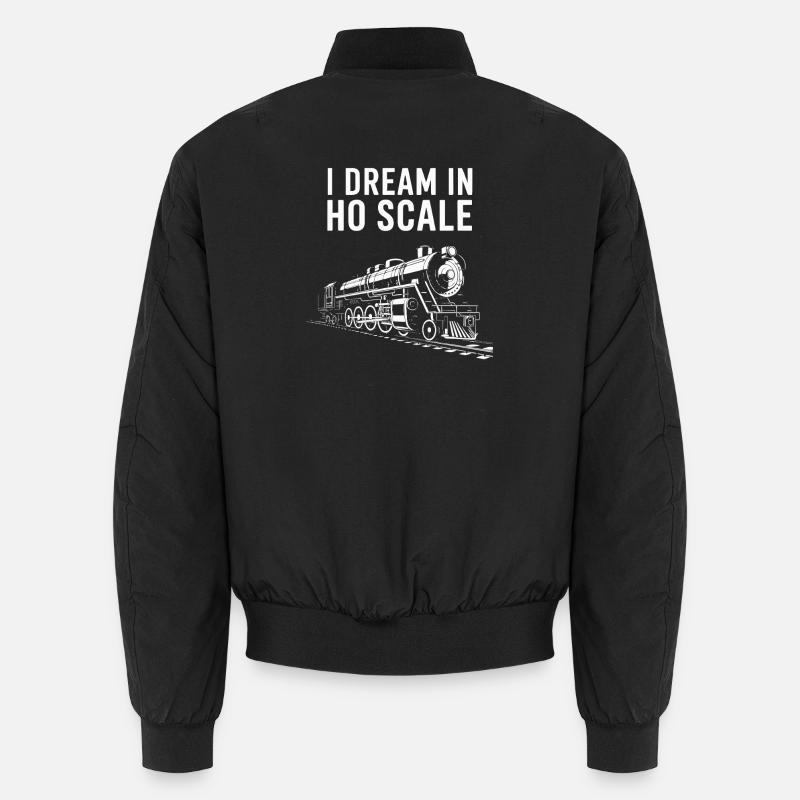 I Dream in HO Scale Model Train Unisex Bomberjacke