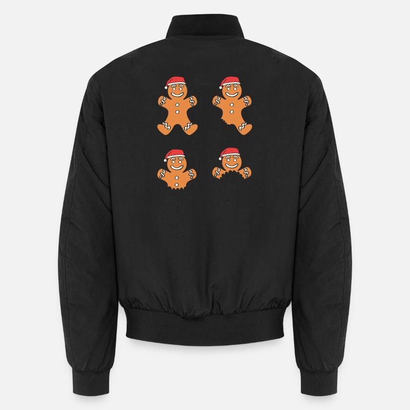 Gingerbread Christmas Gingerbread Man Gingerbread Unisex Bomber Jacket