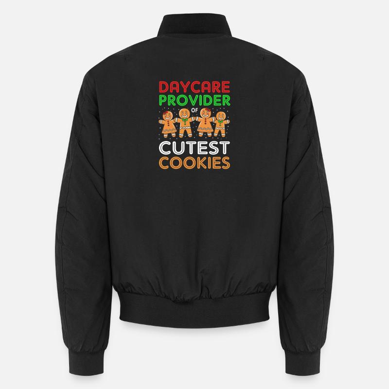 Lebkuchen Weihnachten Lebkuchenmann Gingerbread Unisex Bomberjacke
