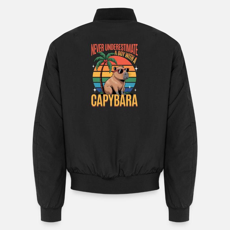 Drôle de Capybara Bomber unisexe
