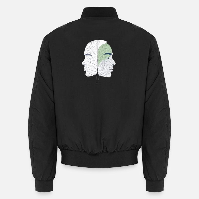 A mind rooted in nature Unisex Bomber Jacket