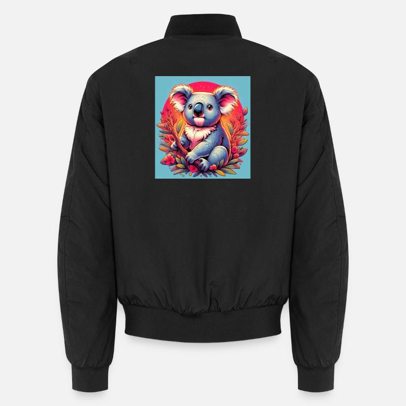 Koala - Bomber unisexe - noir