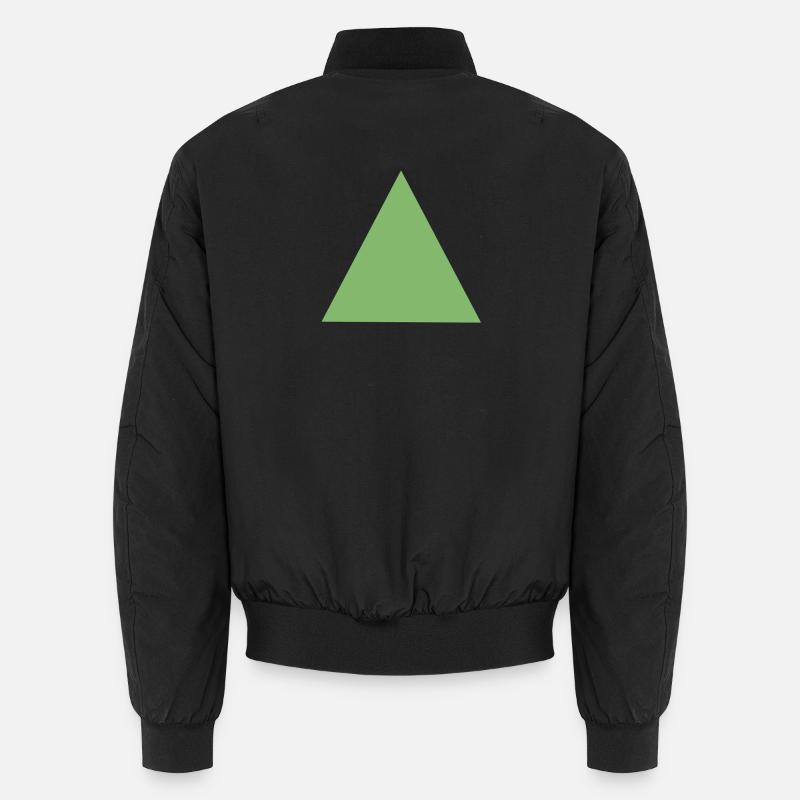 Abstract triangle design in pastel colors Unisex Bomber Jacket