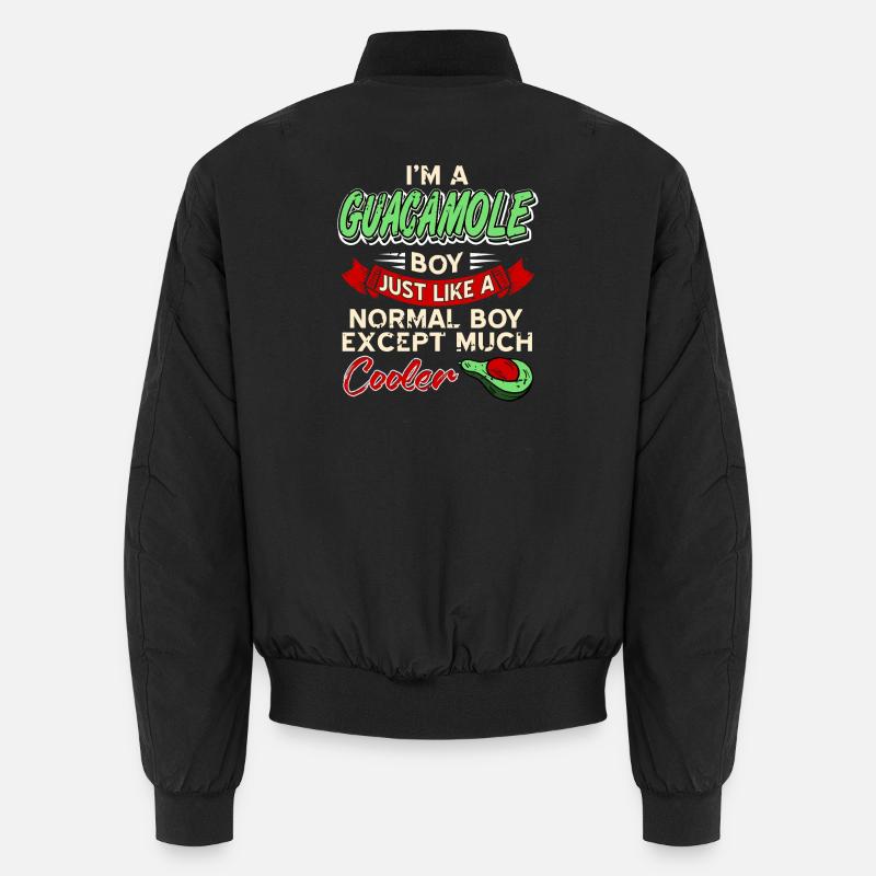 I'm A Guacamole Boy Cooler Than Normal Boys Unisex Bomberjacke