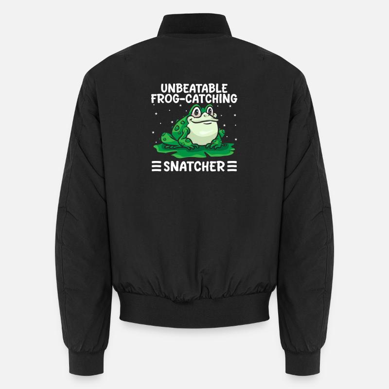 Frog Catcher Imbattable Attrapeur de grenouilles Snatcher Bomber unisexe