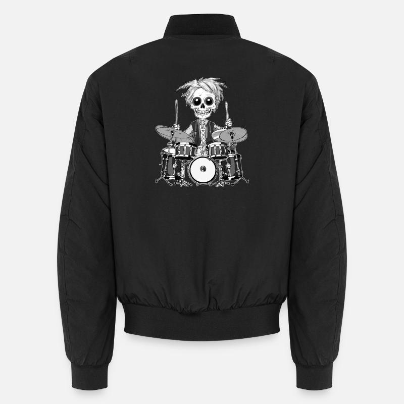 SKELETON DRUMS Unisex Bomber Jacket