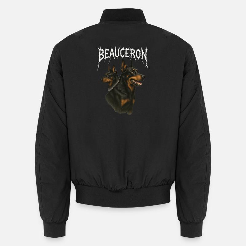 Beauceron - Unisex Bomber Jacket - black