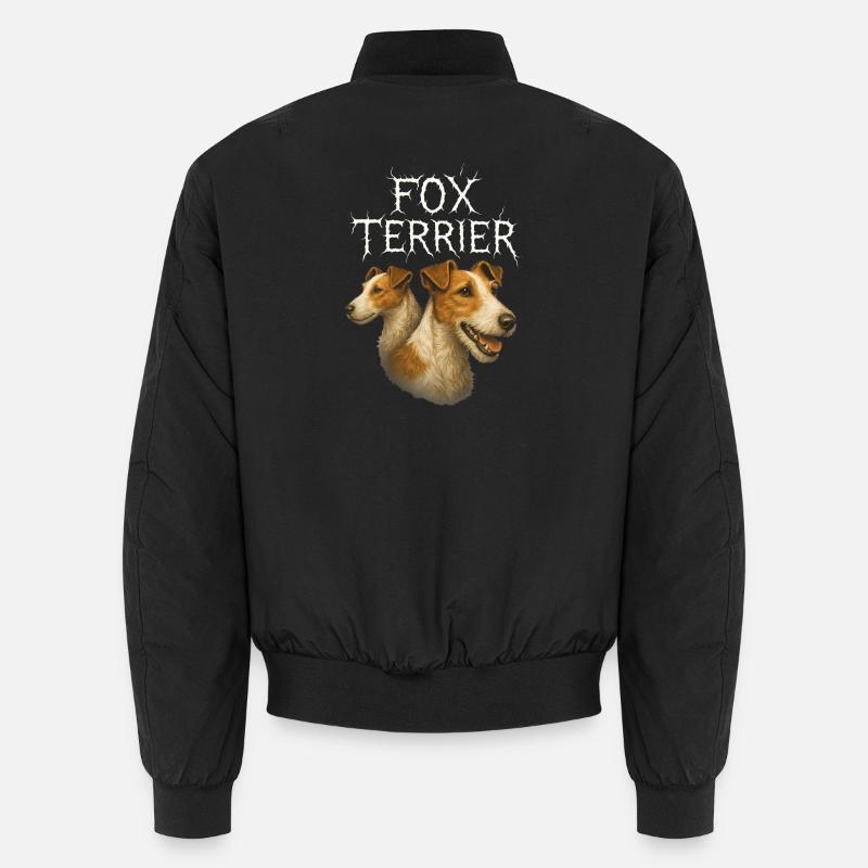 Fox-terrier - Bomber unisexe - noir