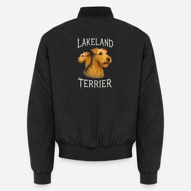 Lakeland Terrier - Unisex Bomber Jacket - black