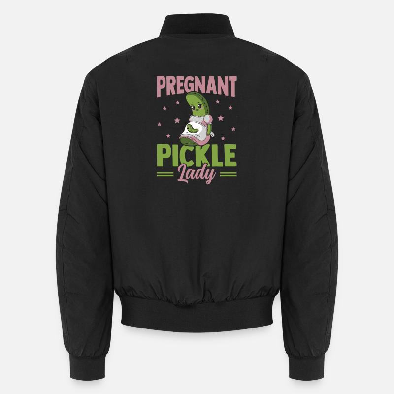 Femme Concombre Enceinte Collation Saine Bébé Bomber unisexe