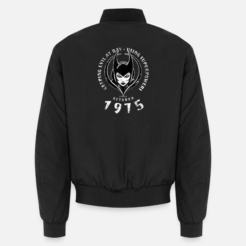 50th Birthday Using Superpowers Since 10/1975 Unisex Bomber Jacket