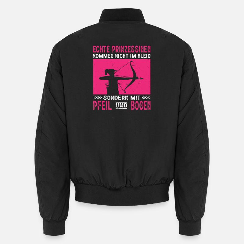 Archery Gifts Archer Archery - Unisex Bomber Jacket - black
