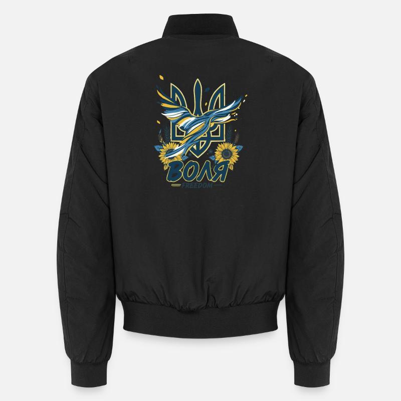 Wolja Freiheits-Dreizack Unisex Bomberjacke