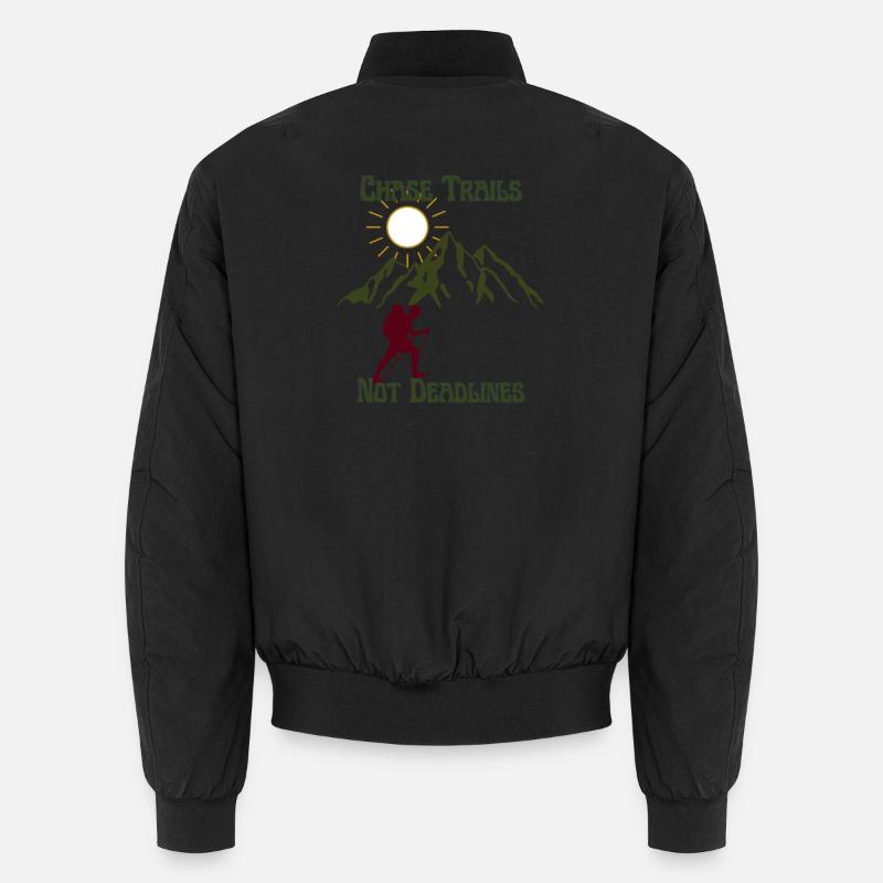 Chase Trails Not Deadlines Bomber unisexe