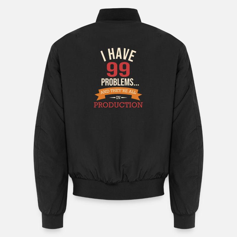 Devops-Ingenieure moto - Unisex Bomberjacke - Schwarz