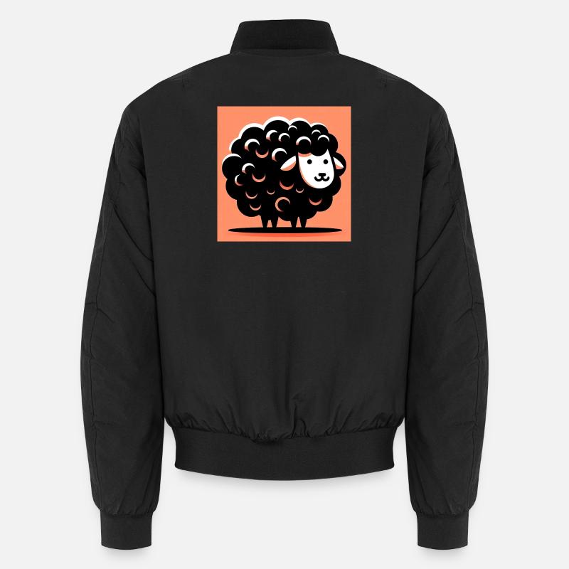 Mouton noir Bomber unisexe