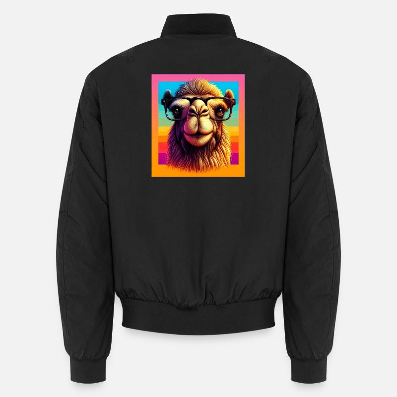 camel Unisex Bomber Jacket