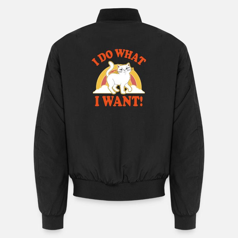 Cat Power I Do What I Want Unisex Bomber Jacket