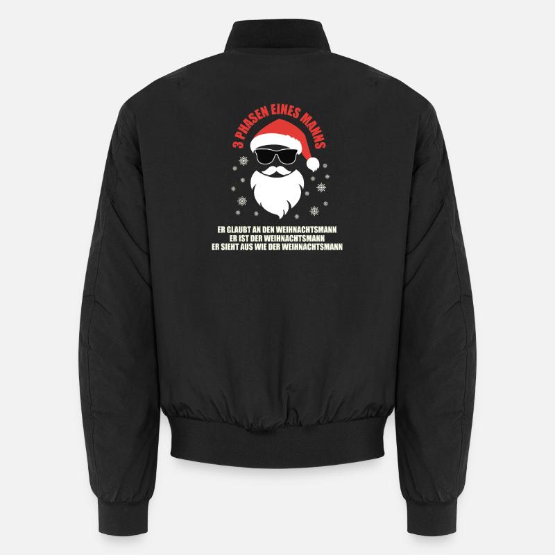 Père Noël élégant avec lunettes de soleil Bomber unisexe