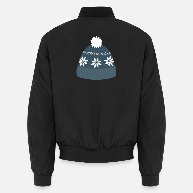 Bonnet nordique flocon de neige Bomber unisexe