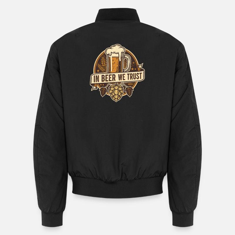 In Beer We Trust Unisex Bomberjacke